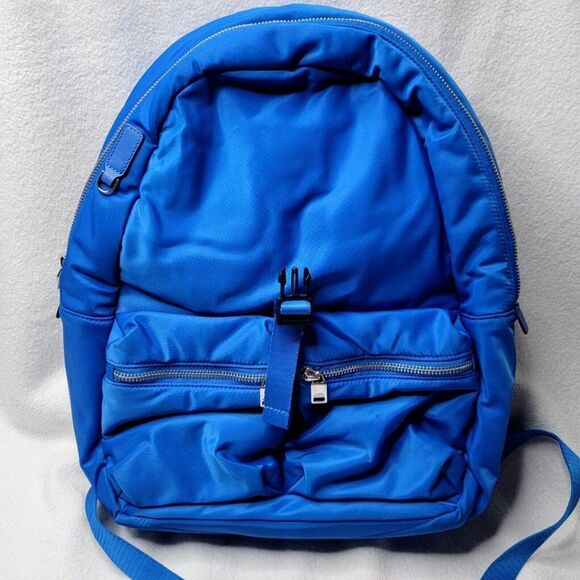 Maison Promax Teddy Bear Backpack Blue 15" Unisex Adult Bag Multiple Pockets - Picture 5 of 12